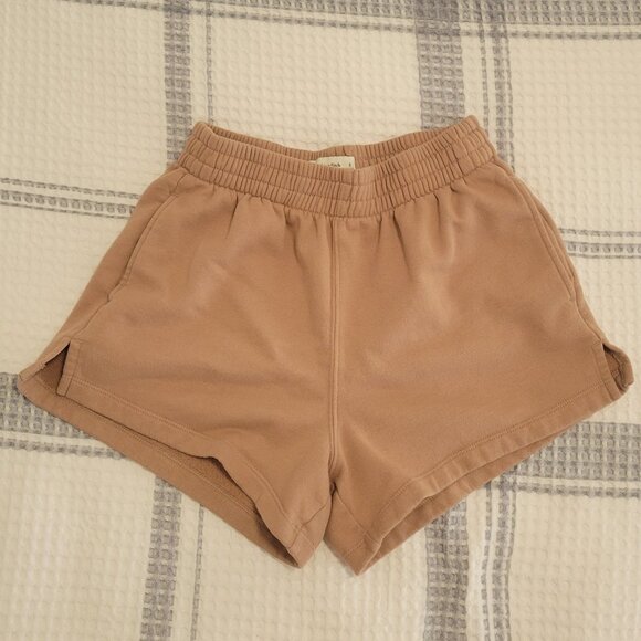 Abercrombie & Fitch Tan Pull On Shorts - Picture 1 of 4